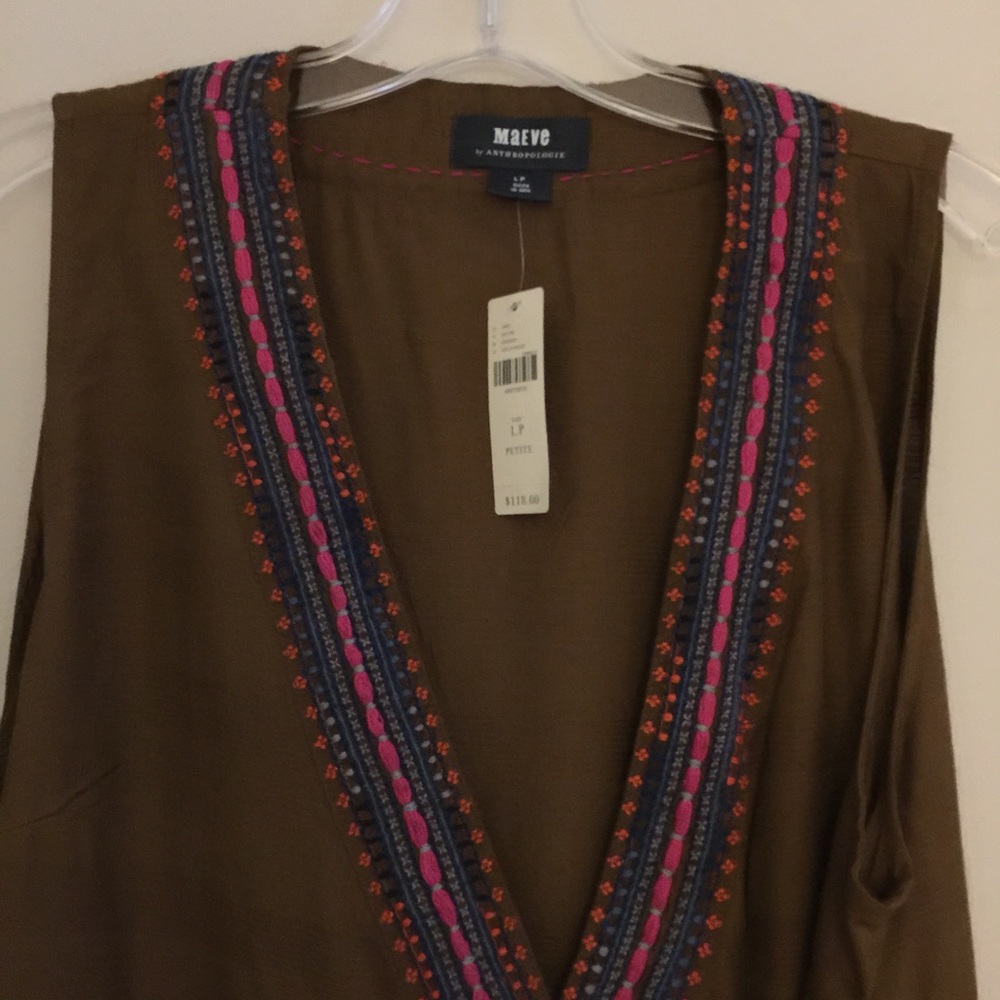 Anthropologie LIVIANA WRAP TUNIC new with tag - Picture 7 of 8